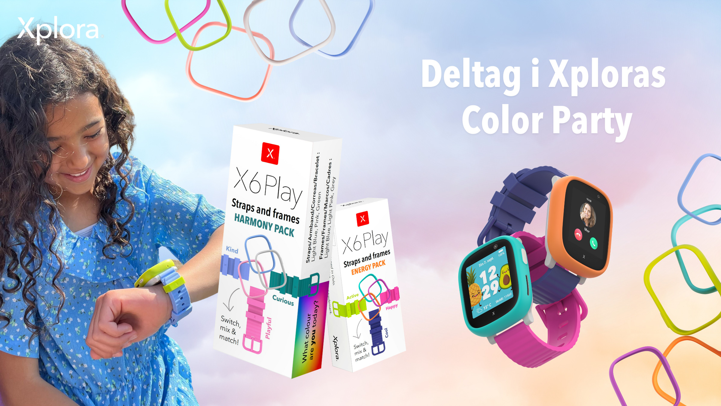 Deltag i Xploras Color Party: Byt, Mix & Match