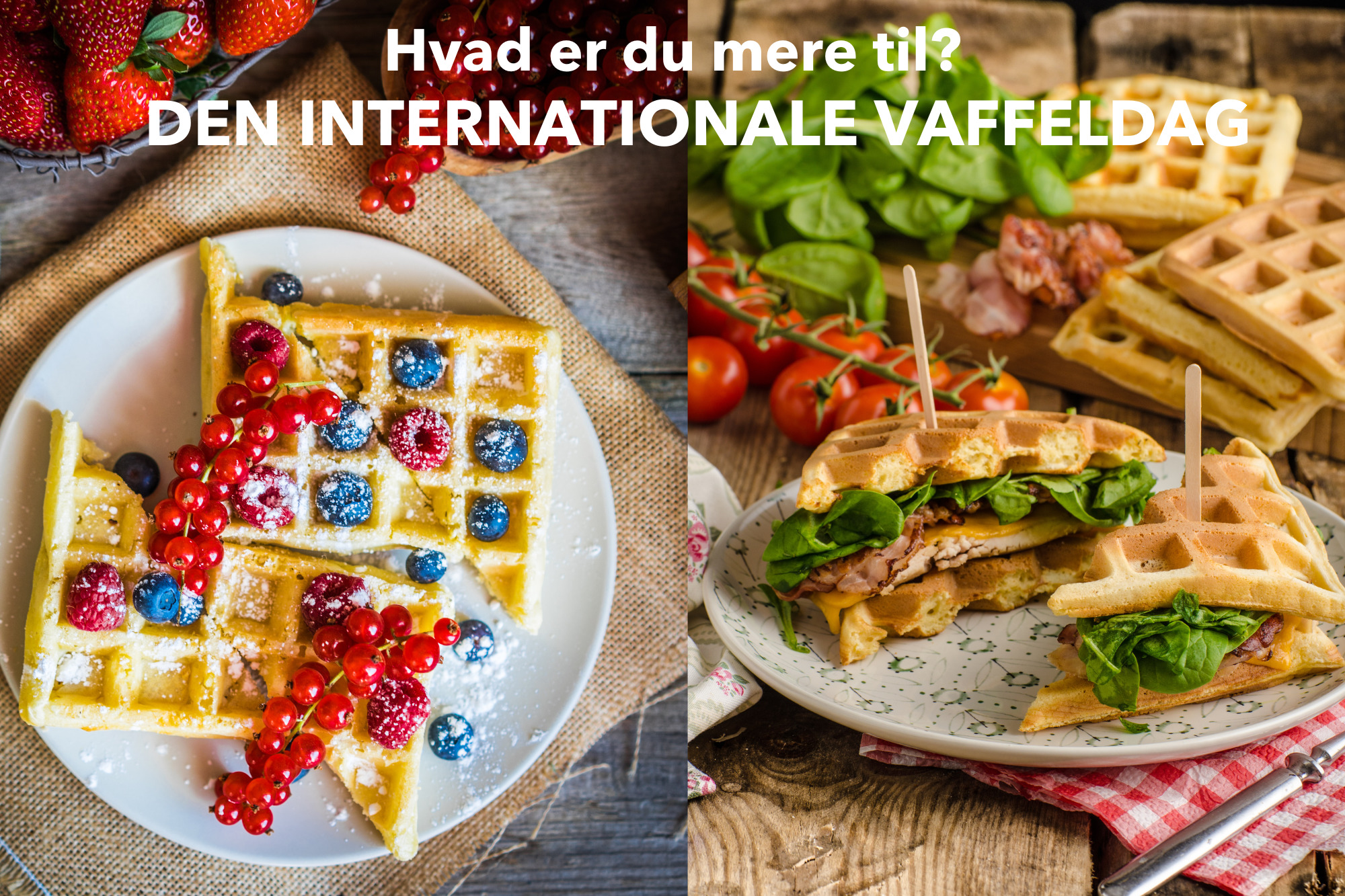 25. Marts er international vaffeldag. Det fejrer Xplora!