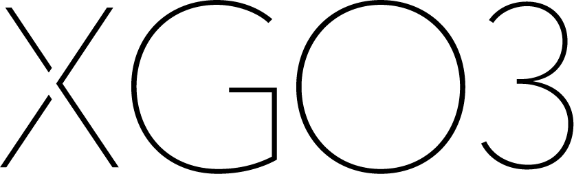 XGO3 logo black