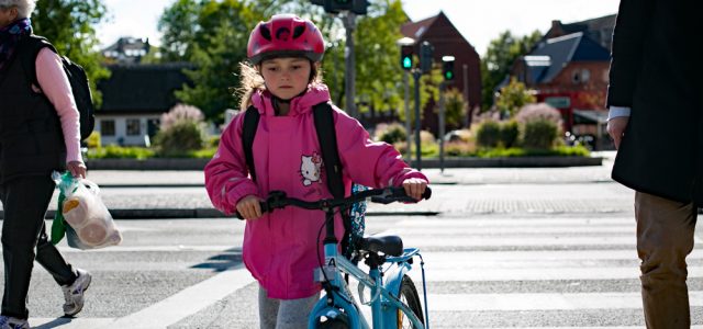 Sikkertrafik med en refleksvest!